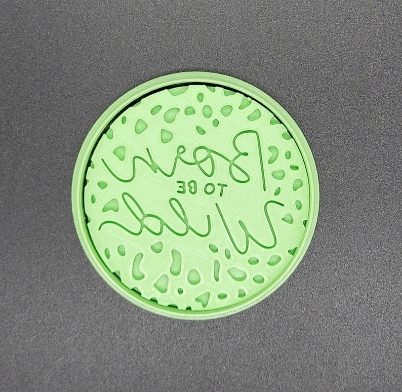 3D Printed Born to Be Wild Cookie Cutter & Stamp SunshineT Shop