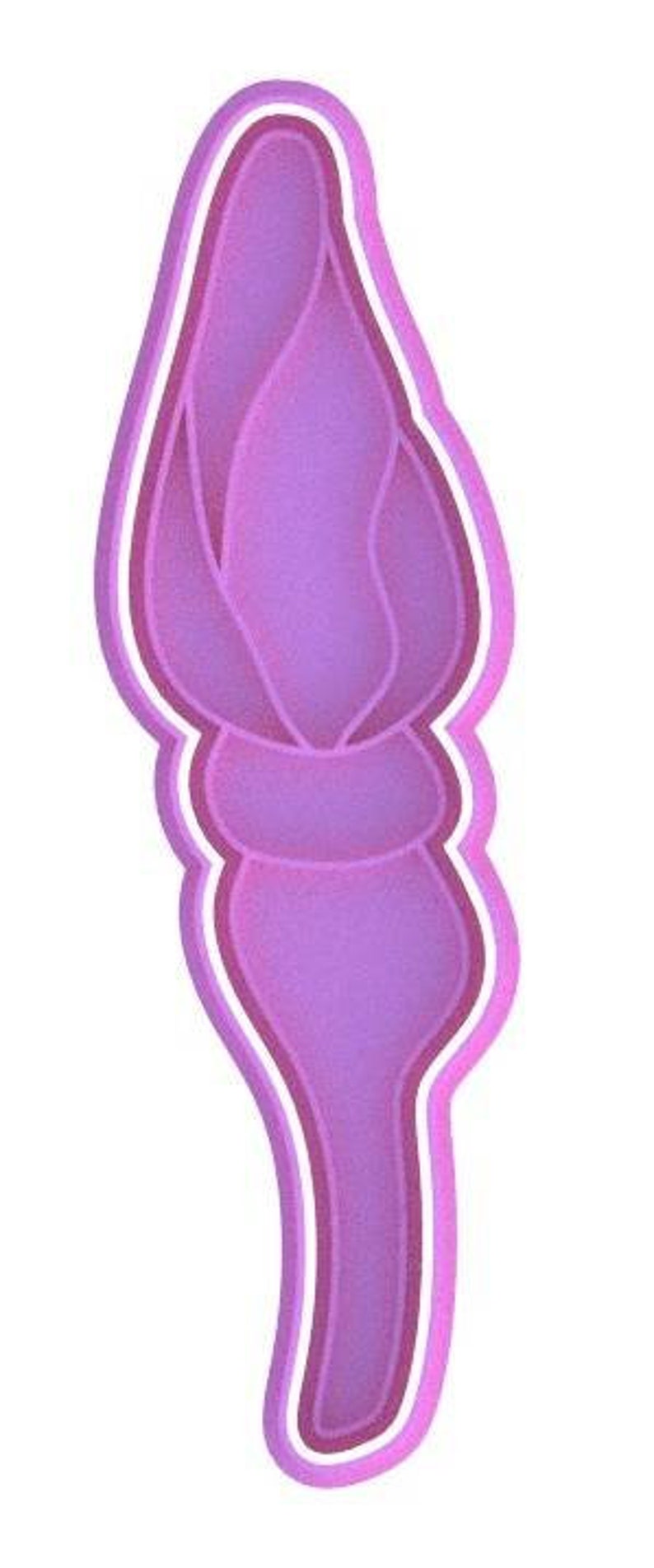 3D Printed Bouquet Rose Cookie Cutter & Stamp SunshineT Shop