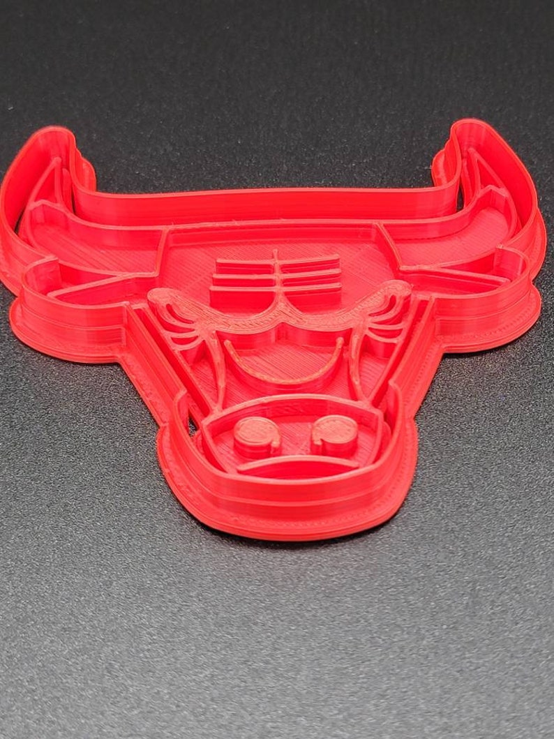 3D Printed Bulls Cookie Cutter & Stamp SunshineT Shop