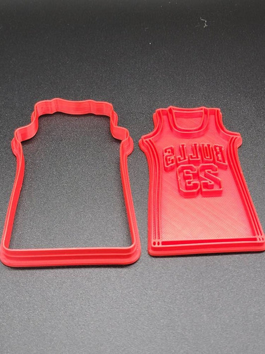3D Printed Bulls Jersey Cookie Cutter & Stamp SunshineT Shop