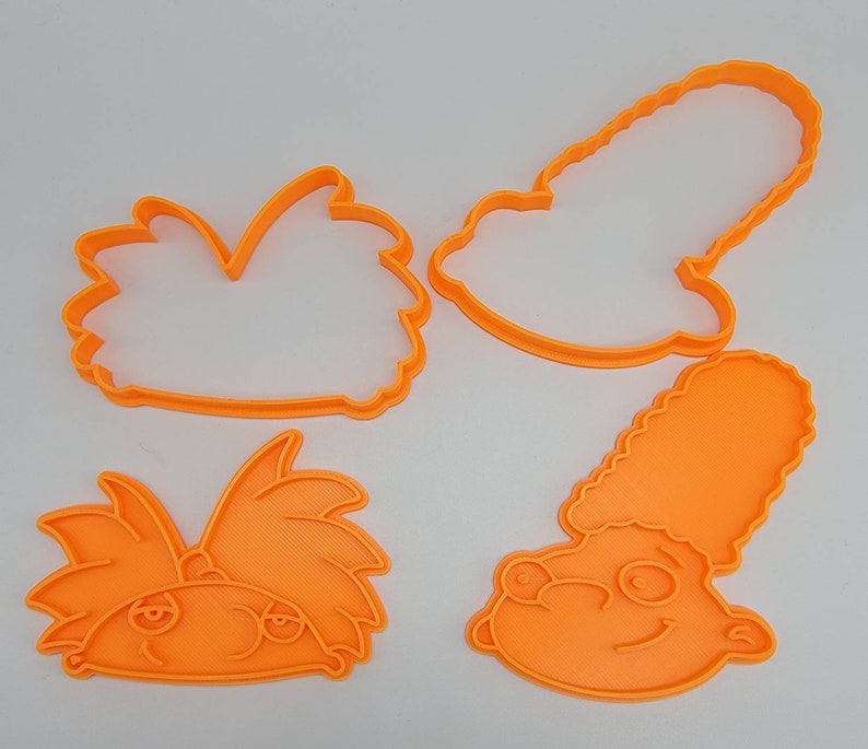 3D Printed Cookie Cutters - Hey Arnold! SunshineT Shop