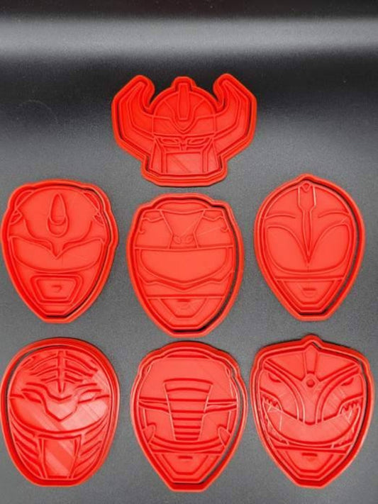 3D Printed Cookie Cutters - Power Rangers SunshineT Shop