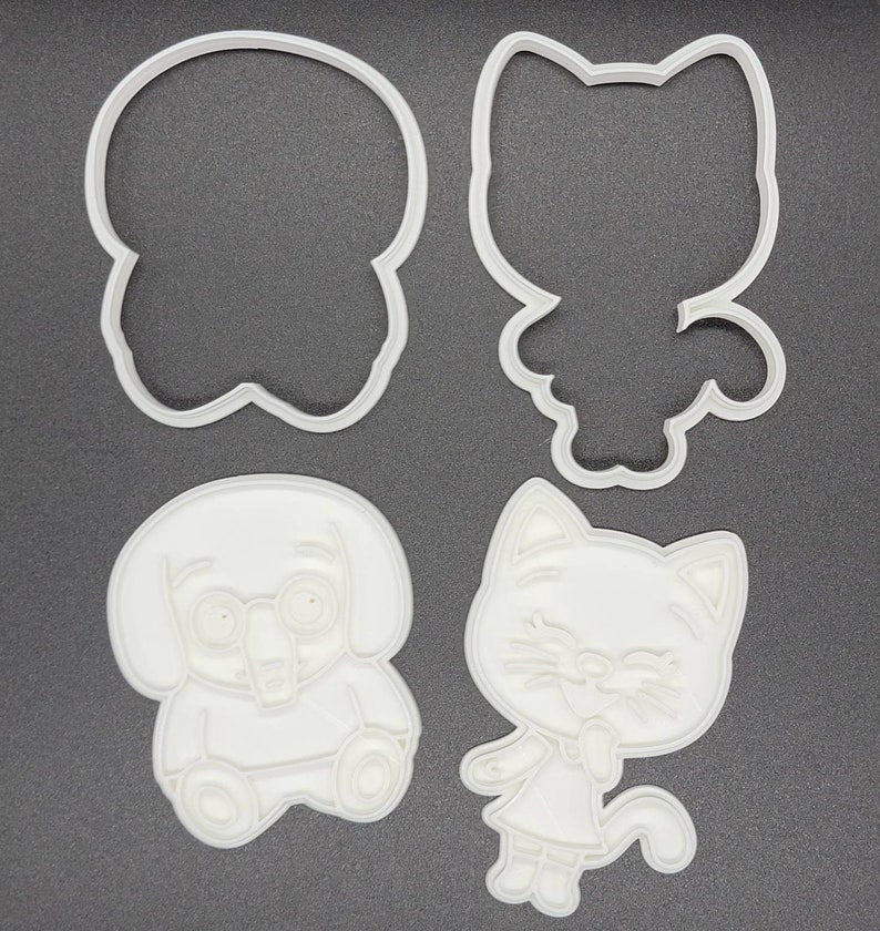 3D Printed El Payaso Plim Plim Cookie Cutter & Stamps Set SunshineT Shop