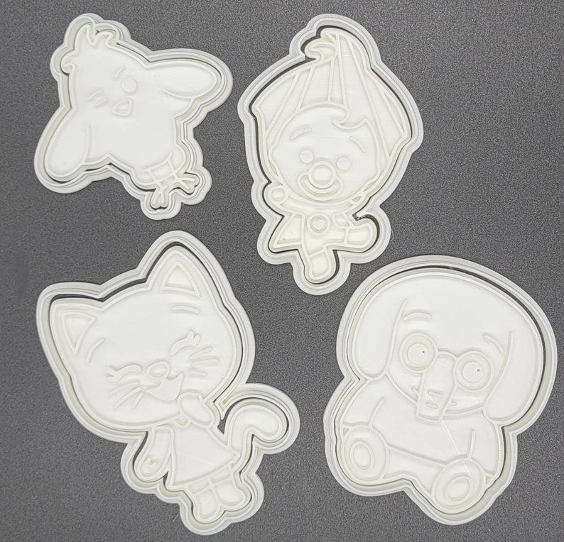 3D Printed El Payaso Plim Plim Cookie Cutter & Stamps Set SunshineT Shop