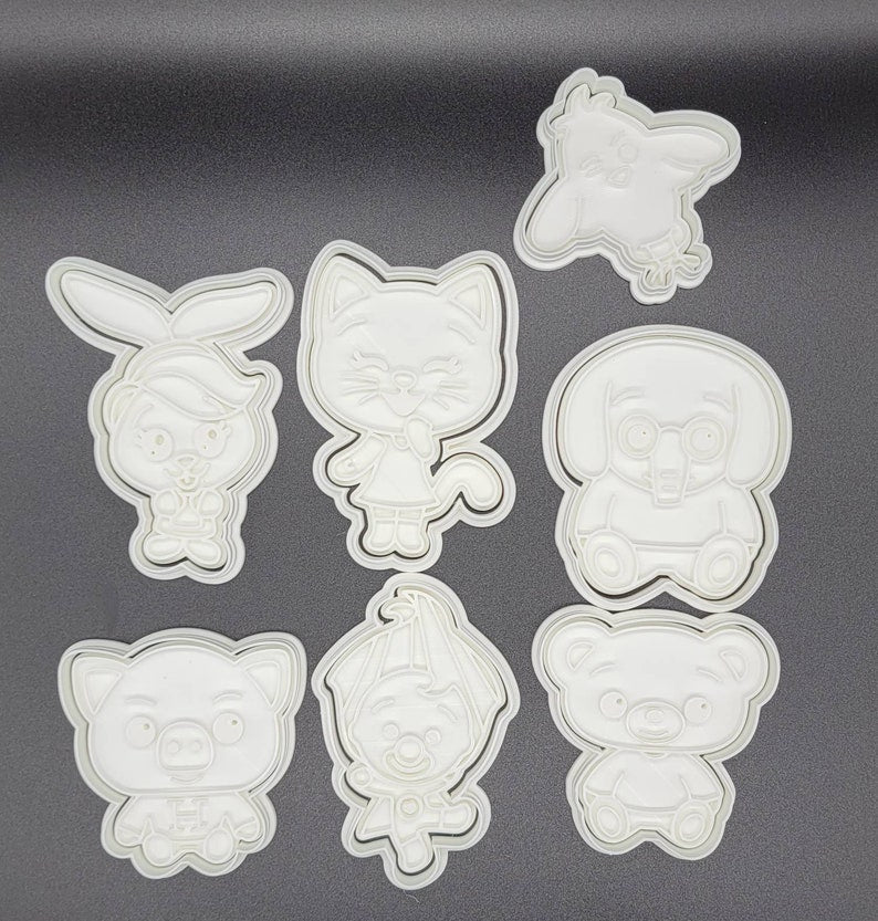 3D Printed El Payaso Plim Plim Cookie Cutter & Stamps Set SunshineT Shop