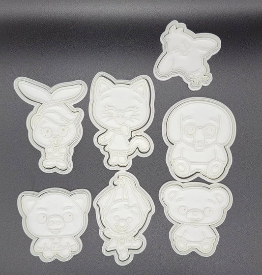 3D Printed El Payaso Plim Plim Cookie Cutter & Stamps Set SunshineT Shop