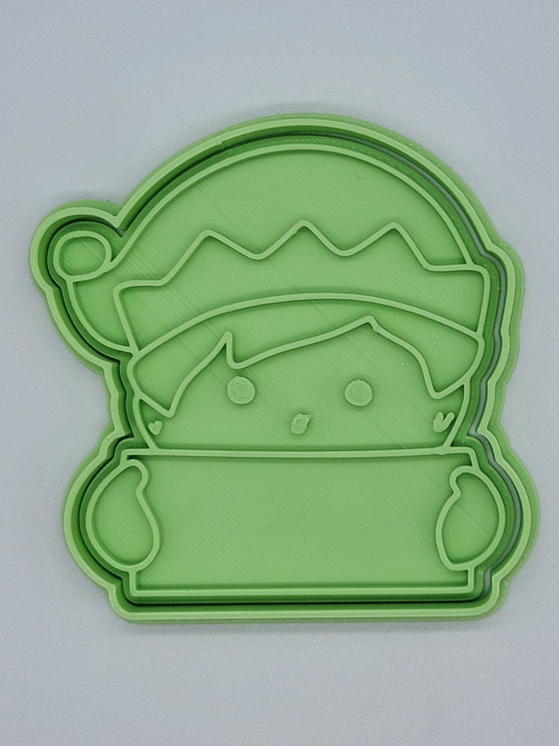 3D Printed - Elf Name Cookie Cutter & Stamp SunshineT Shop