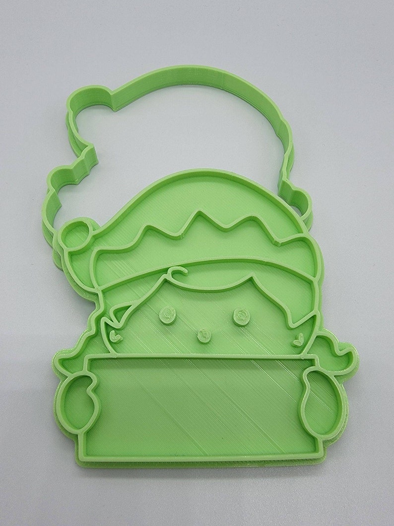 3D Printed - Elf Name Cookie Cutter & Stamp SunshineT Shop