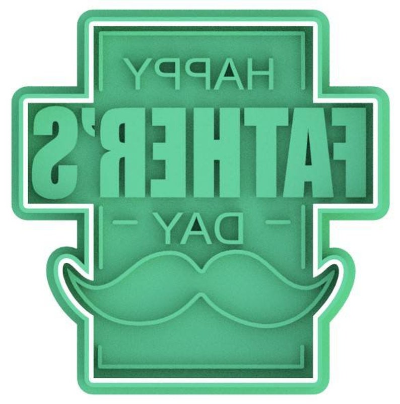 3D Printed Father's Day/ Dad Theme Cookie Cutters & Stamps SunshineT Shop