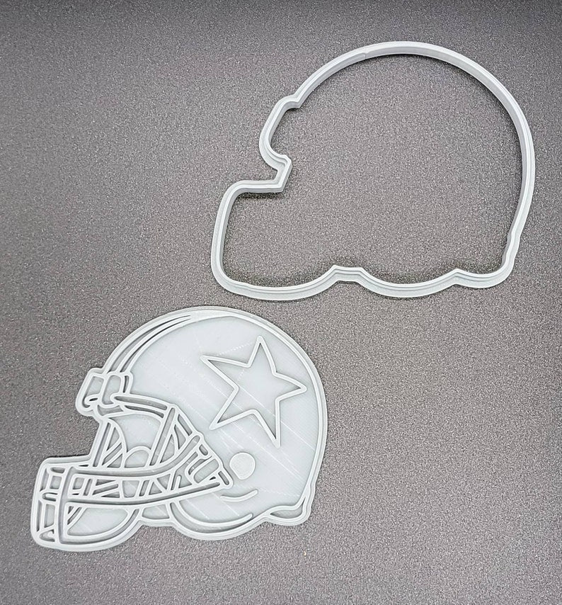3D Printed Football Cookie Cutters & Stamps SunshineT Shop