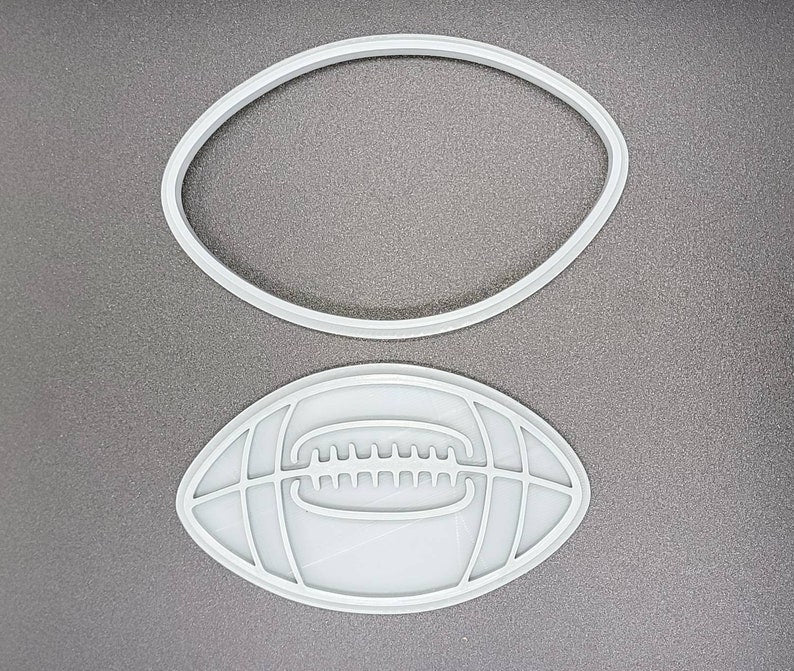 3D Printed Football Cookie Cutters & Stamps SunshineT Shop