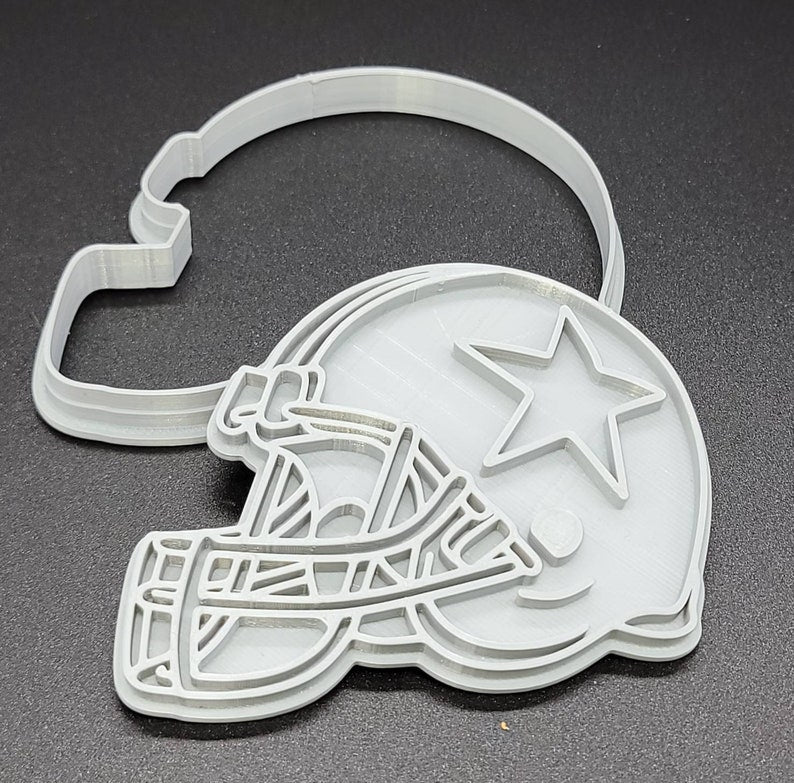3D Printed Football Cookie Cutters & Stamps SunshineT Shop