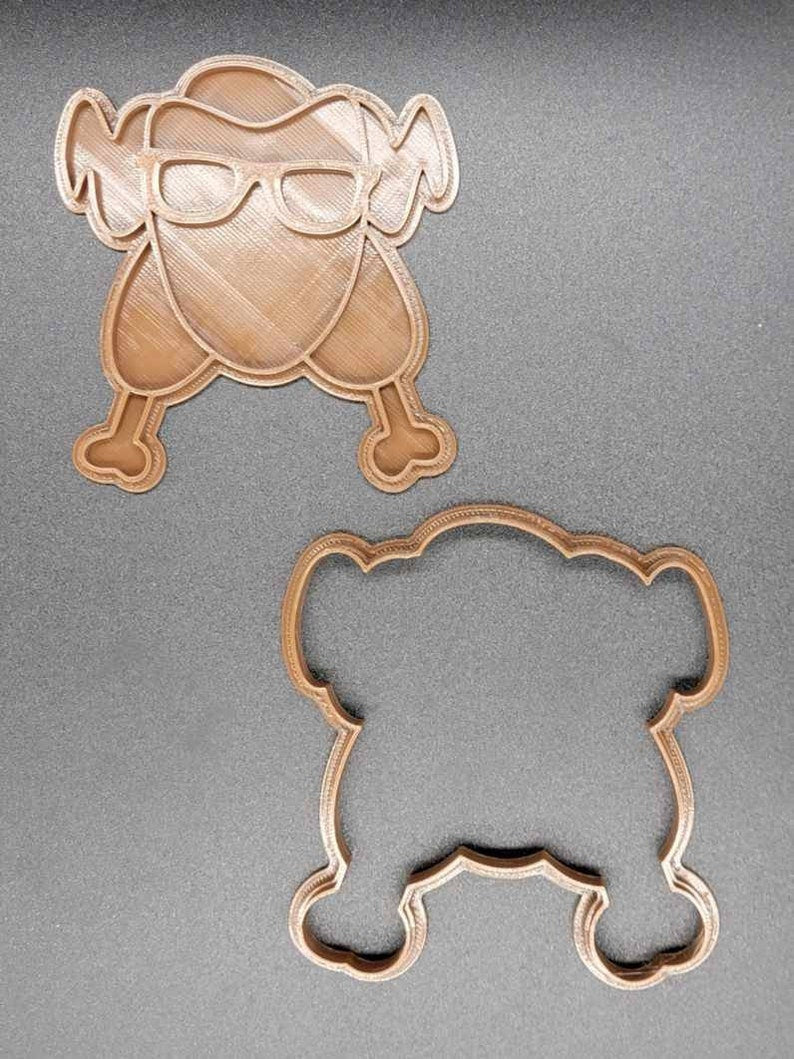 3D Printed Friendsgiving Cookie Cutter & Stamp SunshineT Shop