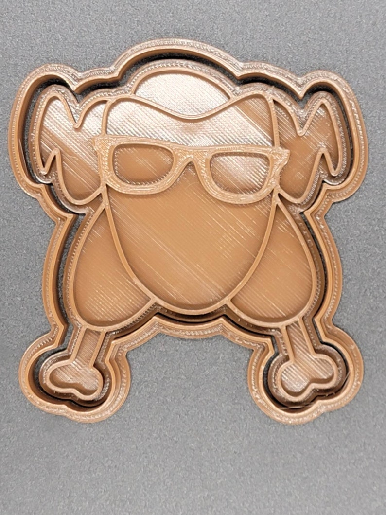3D Printed Friendsgiving Cookie Cutter & Stamp SunshineT Shop
