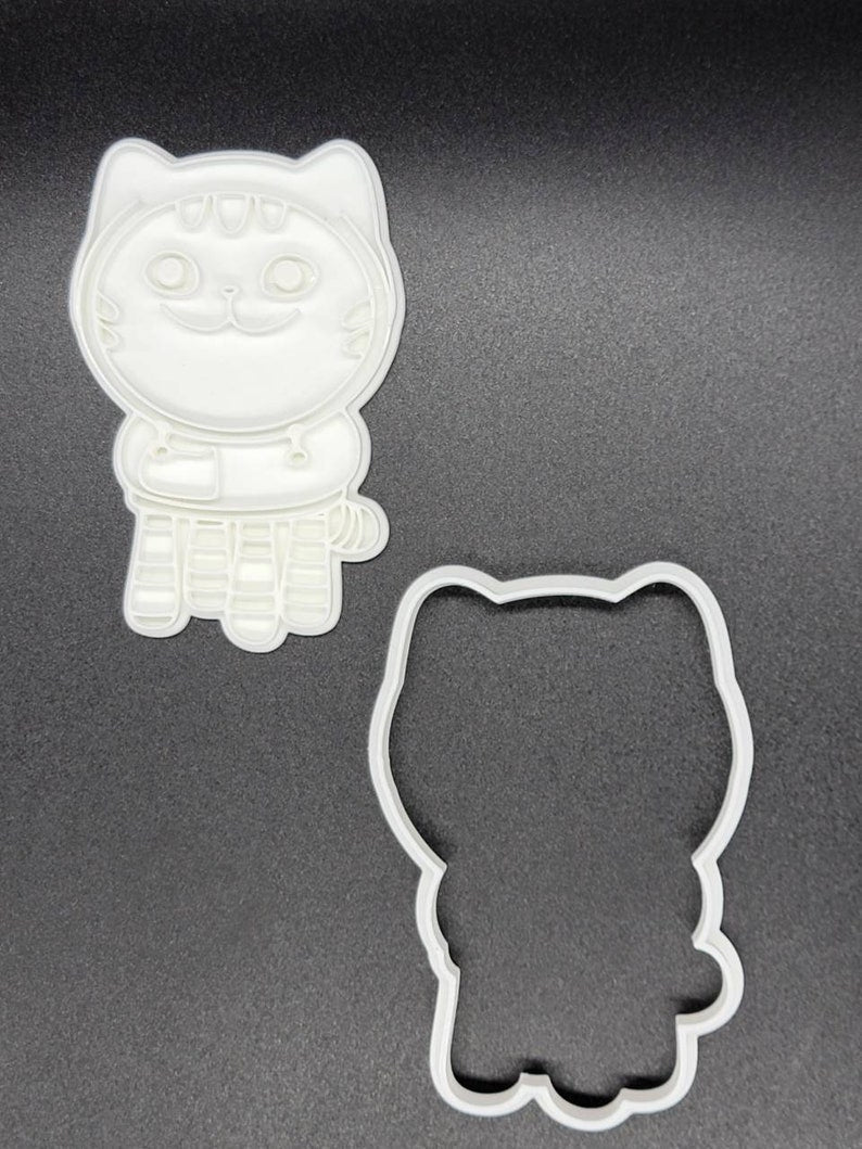 3D Printed Gabby's Dollhouse Cookie Cutters & Stamps SunshineT Shop