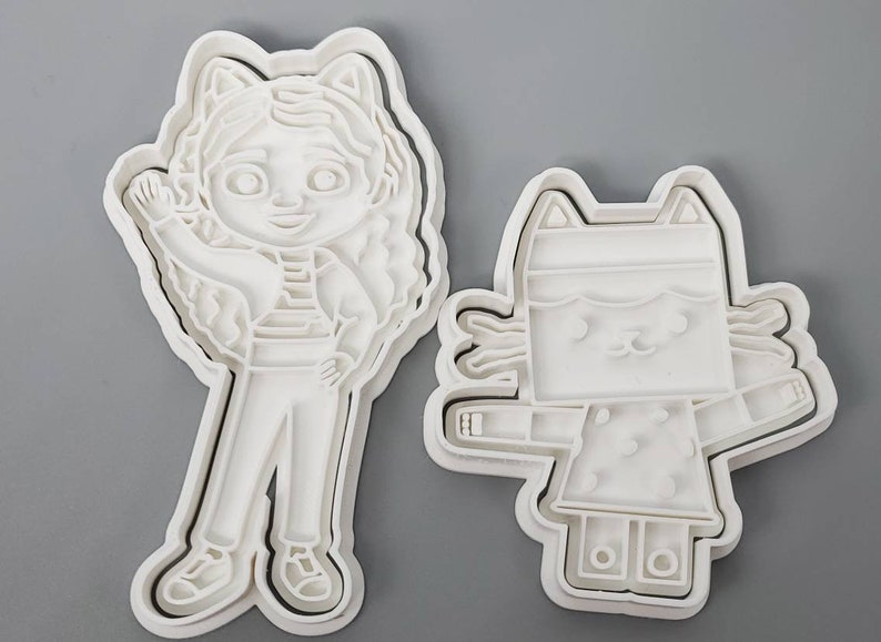 3D Printed Gabby's Dollhouse Cookie Cutters and Stamps SunshineT Shop