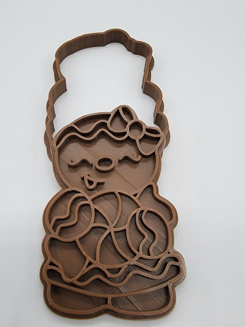 3D Printed Gingerbread Cookie Cutter & Stamp SunshineT Shop