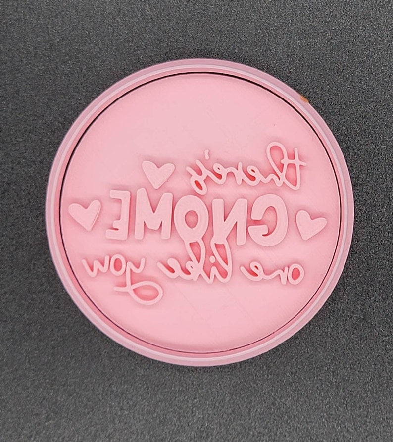 3D Printed Gnome Valentine's Day Cookie Platter Cutter & Stamps SunshineT Shop