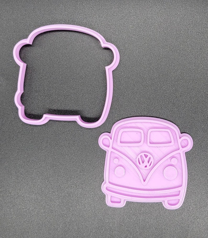 3D Printed Groovy/Hippie/Flower Cookie Cutters & Stamps SunshineT Shop