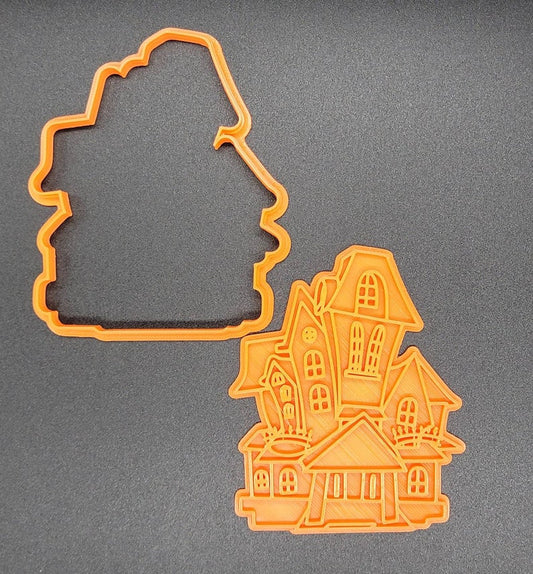 3D Printed Haunted House Cookie Cutter & Stamp SunshineT Shop
