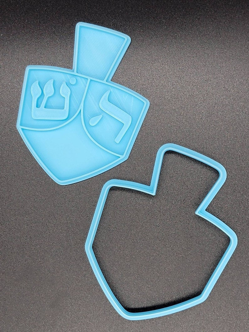 3D Printed Holiday Hanukkah Cookie Cutter & Stamp SunshineT Shop