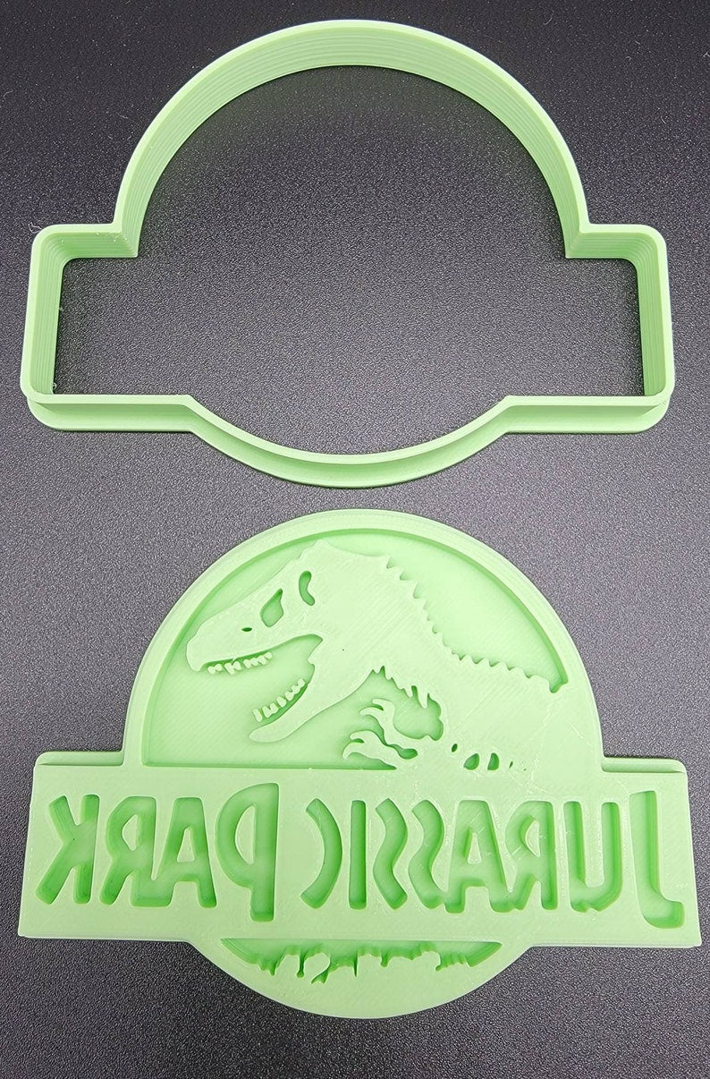 3D Printed Jurassic Park Cookie Cutter SunshineT Shop