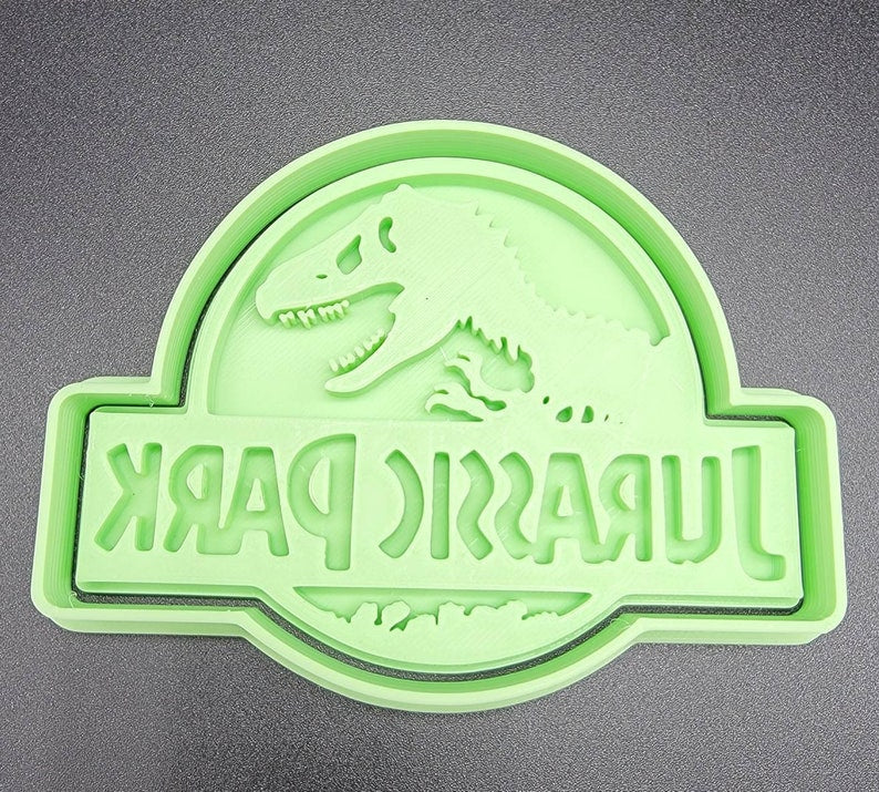 3D Printed Jurassic Park Cookie Cutter SunshineT Shop