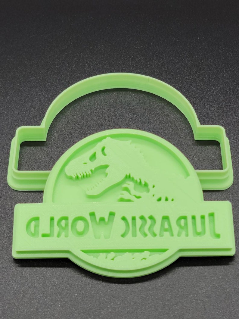 3D Printed Jurassic World Cookie Cutter & Stamp SunshineT Shop