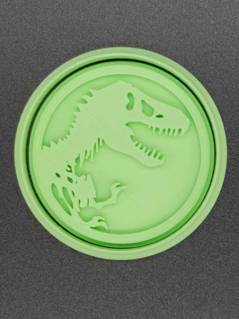3D Printed Jurassic World Cookie Cutter & Stamp SunshineT Shop