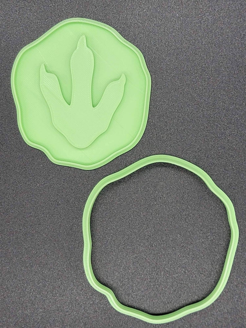 3D Printed Jurassic World Cookie Cutter & Stamp SunshineT Shop
