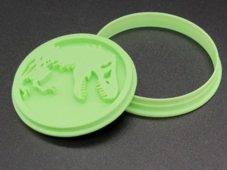 3D Printed Jurassic World Cookie Cutter & Stamp SunshineT Shop