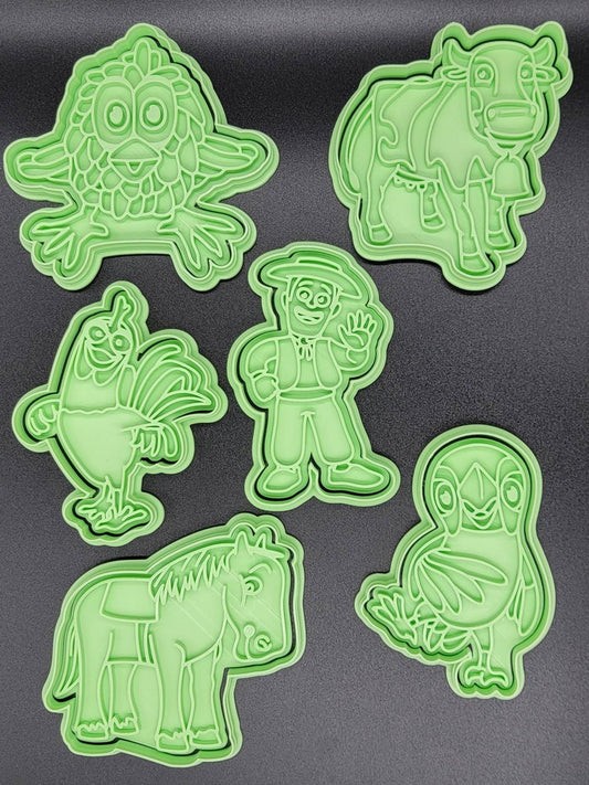 3D Printed La Granja de Zenon Cookie Cutter & Stamps Set SunshineT Shop