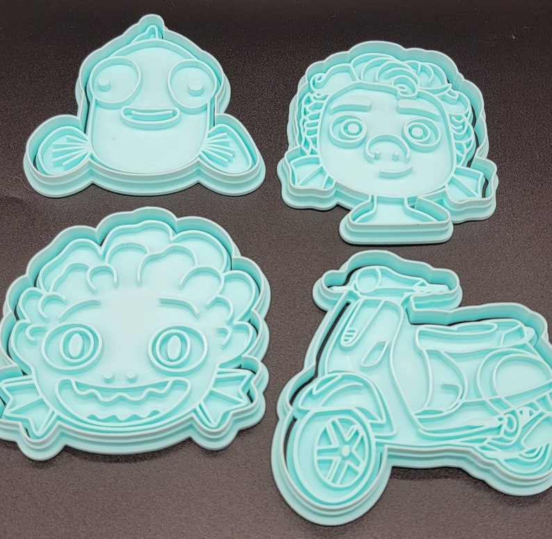 3D Printed Luca Cookie Cutters & Stamps SunshineT Shop