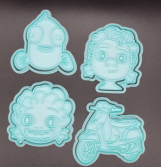 3D Printed Luca Cookie Cutters & Stamps SunshineT Shop