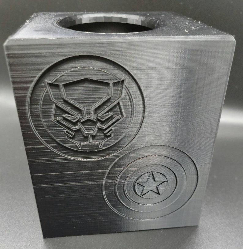 3D Printed Marvel Avengers Inspired Tissue Box Cover SunshineT Shop
