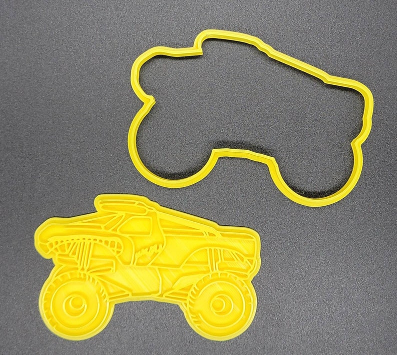 3D Printed Monster Jam Cookie Cutters SunshineT Shop