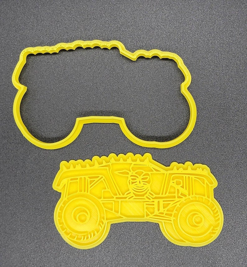 3D Printed Monster Jam Cookie Cutters SunshineT Shop