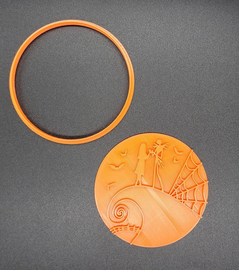 3D Printed Nightmare Before Christmas Cookie Cutter & Stamp SunshineT Shop
