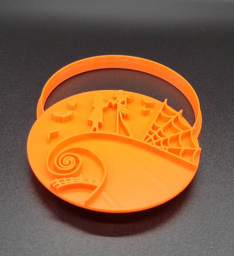 3D Printed Nightmare Before Christmas Cookie Cutter & Stamp SunshineT Shop