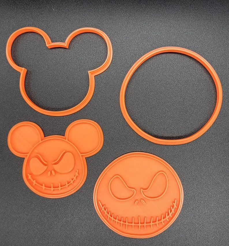 3D Printed Nightmare Before Christmas Cookie Cutter & Stamp SunshineT Shop
