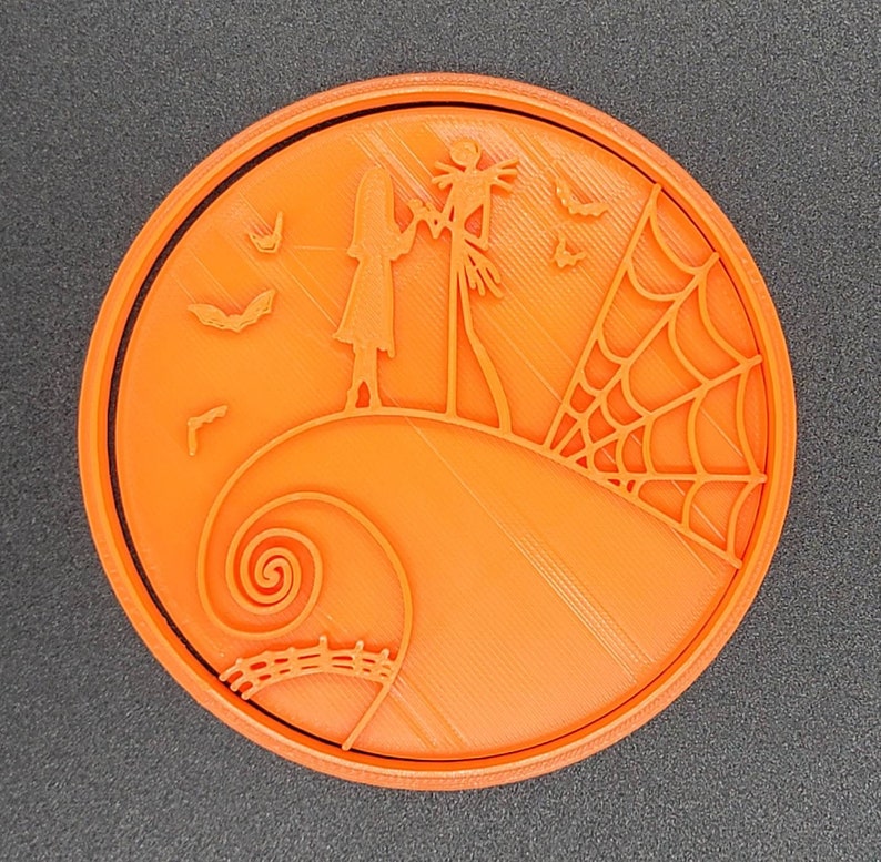 3D Printed Nightmare Before Christmas Cookie Cutter & Stamp SunshineT Shop