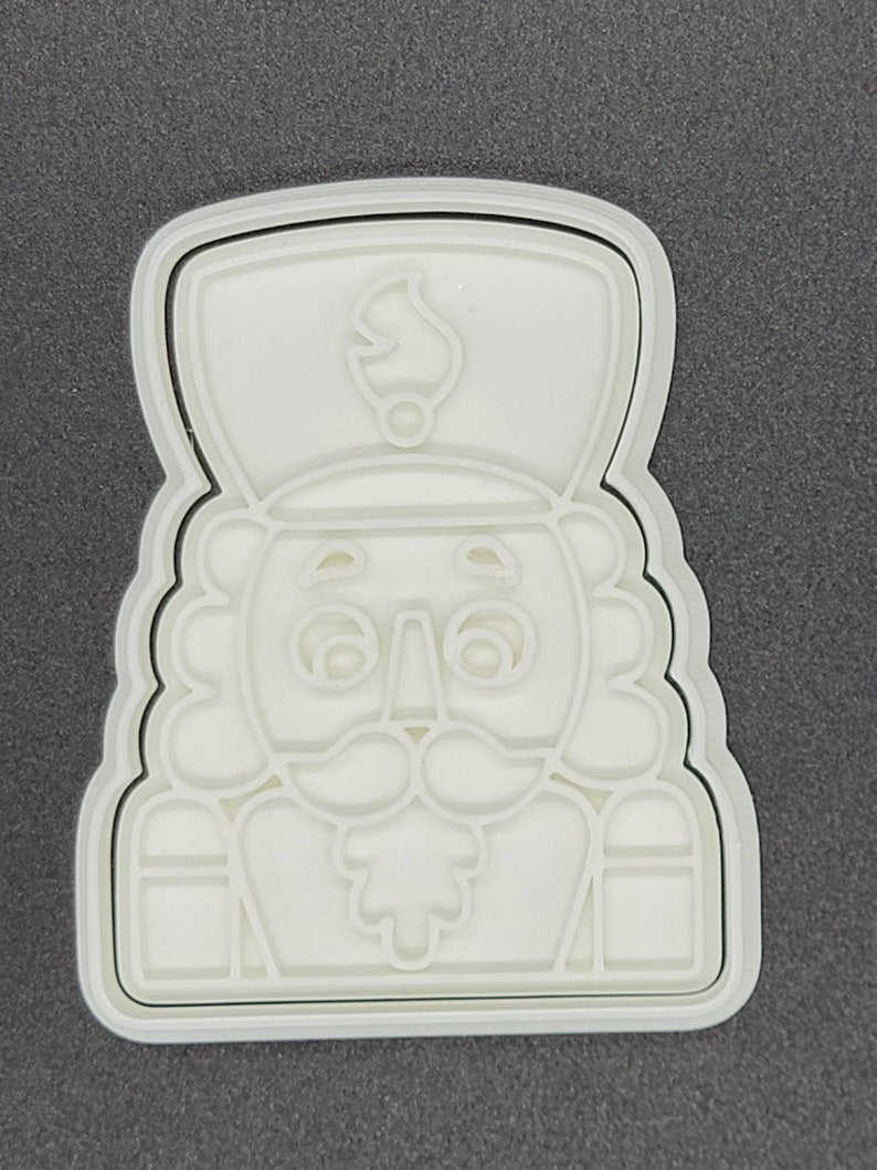 3D Printed Nutcracker Cookie Cutter & Stamp SunshineT Shop