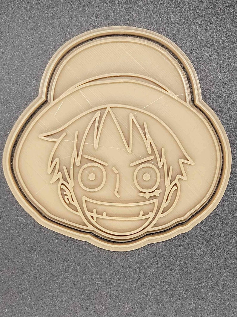 3D Printed One Piece Cookie Cutter & Stamp SunshineT Shop