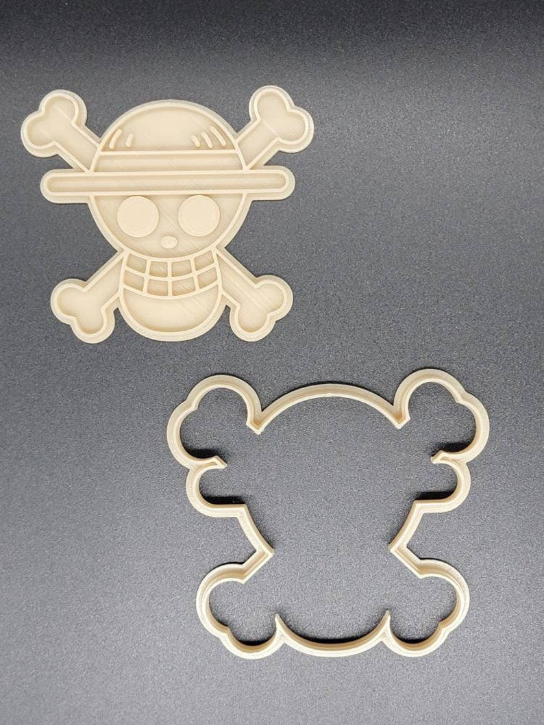 3D Printed One Piece Cookie Cutter & Stamp SunshineT Shop