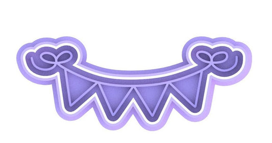 3D Printed Party Banner/Bunting Cookie Cutter & Stamp SunshineT Shop