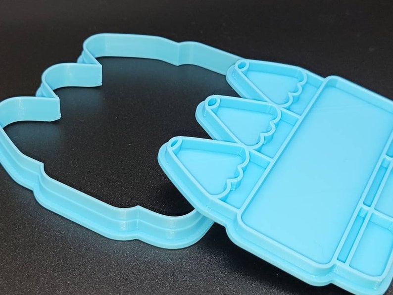 3D Printed Pencils/Crayon with Banner Cookie Cutter & Stamp SunshineT Shop