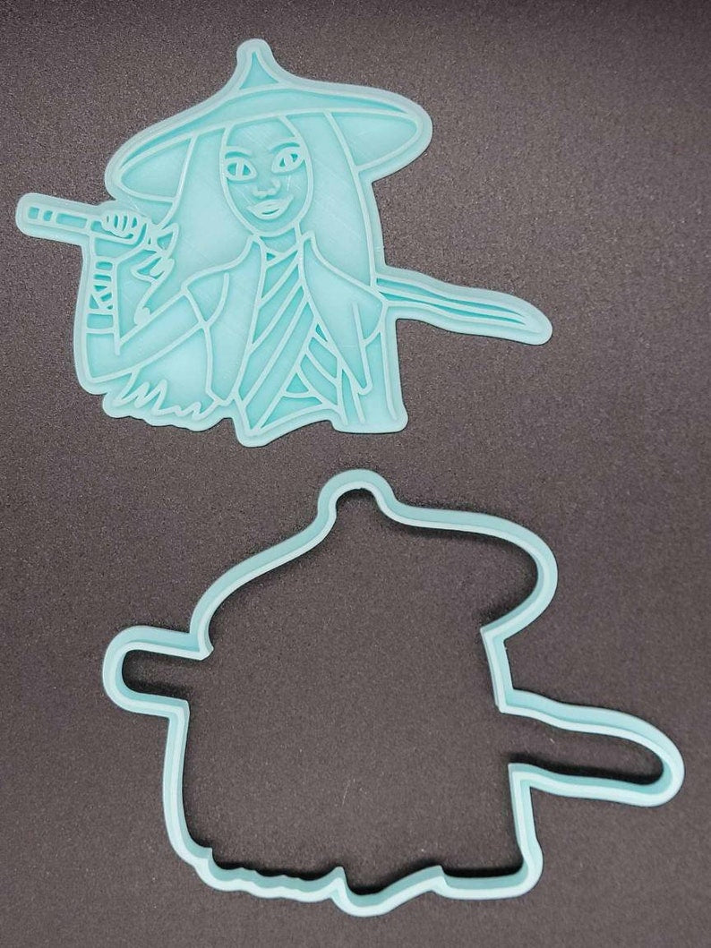 3D Printed Raya and The Last Dragon Cookie Cutters SunshineT Shop