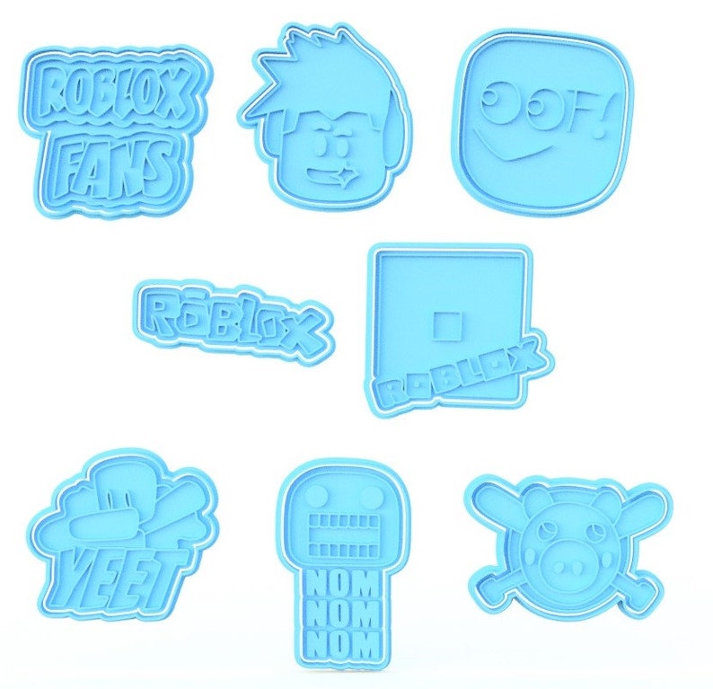 3D Printed Roblox Cookie Cutters & Stamps SunshineT Shop