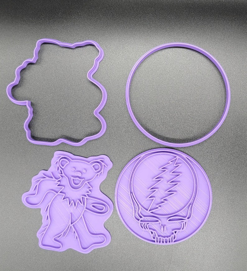 3D Printed Rock Cookie Cutters & Stamps SunshineT Shop