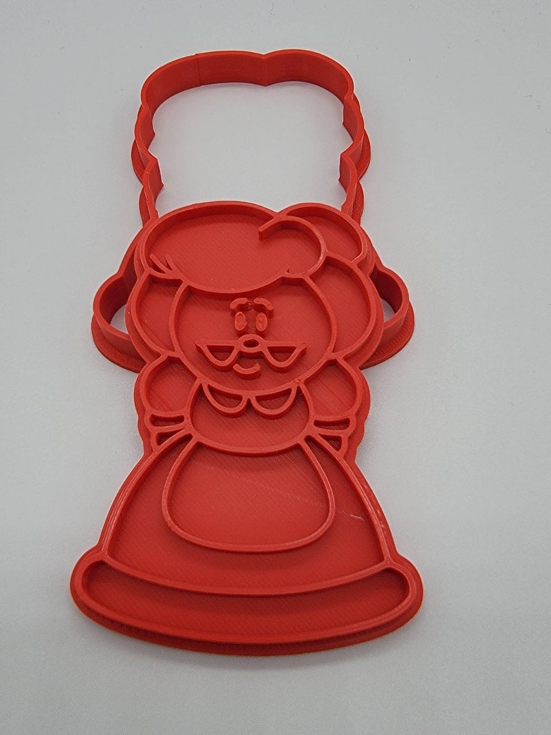 3D Printed Santa and Mrs. Claus Cookie Cutter & Stamp SunshineT Shop